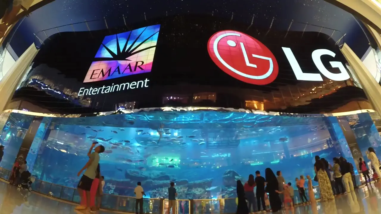 Triple World Record OLED Wall — Dubai Mall